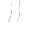 Thumbnail Image 2 of 0.23 CT. T.W. Diamond Praying Hands with Rosary Oval Frame Pendant in Sterling Silver and 10K Gold