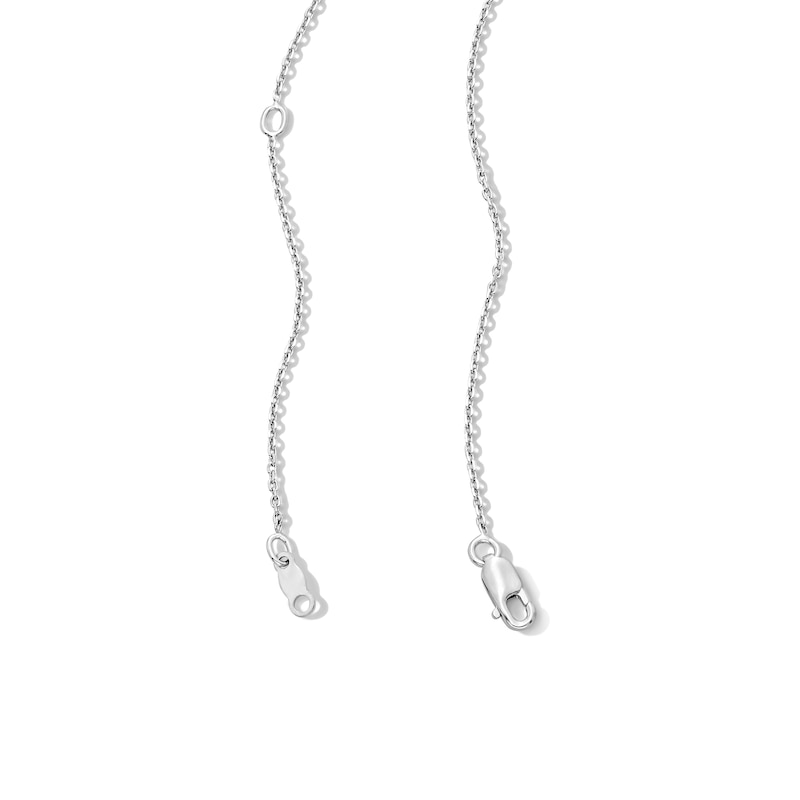 Main Image 2 of 0.085 CT.T.W. Diamond Virgin Mary Oval Frame Pendant in Sterling Silver and 10K Gold
