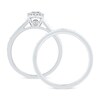 Thumbnail Image 3 of 0.46 CT. T.W. Diamond Marquise Frame Bridal Set in Sterling Silver