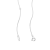 Thumbnail Image 2 of 1.00 CT. T.W. Baguette-Cut and Round Diamond Cross Pendant in Sterling Silver