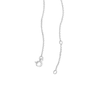 Thumbnail Image 2 of 0.085 CT. T.W. Diamond “MOM” Bar Necklace in Sterling Silver - 17"