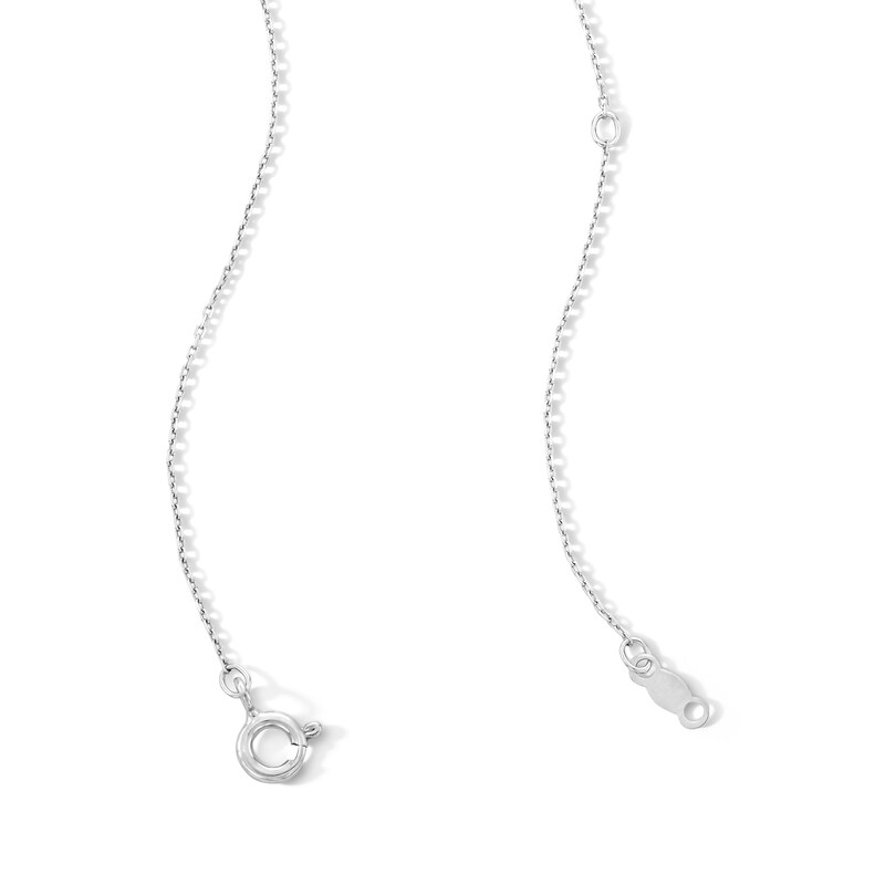 Main Image 3 of Unstoppable Love™ 0.40 CT. T.W. Certified Lab-Grown Diamond Frame Filigree Pendant in 10K White Gold (F/SI2)