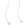 Thumbnail Image 3 of Unstoppable Love™ 0.20 CT. T.W. Diamond Teardrop Twist Pendant in 10K White Gold