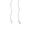 Thumbnail Image 2 of 0.085 CT. T.W. Diamond “MAMA” Necklace in Sterling Silver - 17"