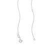 Thumbnail Image 2 of 1.00 CT. T.W. Certified Lab-Grown Diamond Cross Necklace in 10K White Gold (F/SI2)