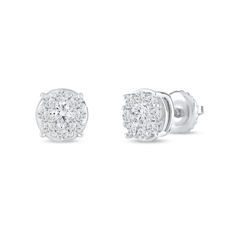 CT. T.W. Certified Lab-Grown Diamond Composite Stud Earrings in 10K Gold (F/SI2