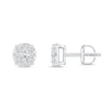 Thumbnail Image 2 of 0.50 CT. T.W. Certified Lab-Grown Diamond Composite Stud Earrings in 10K White Gold (F/SI2)