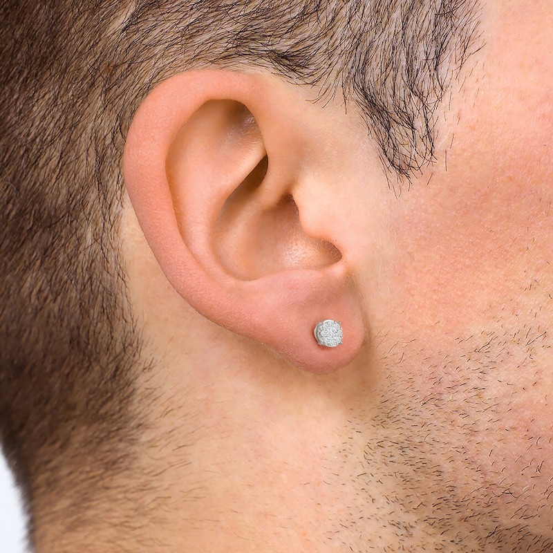 CT. T.W. Certified Lab-Grown Diamond Composite Stud Earrings in 10K Gold (F/SI2