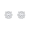 Thumbnail Image 3 of 0.80 CT. T.W. Certified Lab-Grown Diamond Composite Stud Earrings in 10K Gold (F/SI2)