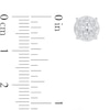 Thumbnail Image 4 of 0.80 CT. T.W. Certified Lab-Grown Diamond Composite Stud Earrings in 10K Gold (F/SI2)