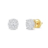 Thumbnail Image 1 of 0.50 CT. T.W. Certified Lab-Grown Diamond Composite Stud Earrings in 10K Gold (F/SI2)