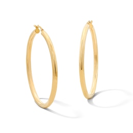 46.0mm Hoop Earrings in Hollow 10K Gold