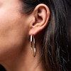 Thumbnail Image 2 of 46.0mm Hoop Earrings in Hollow 10K Gold
