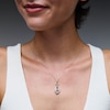 Thumbnail Image 2 of Unstoppable Love™ 0.15 CT. T.W. Multi-Diamond Pendant in 10K White Gold
