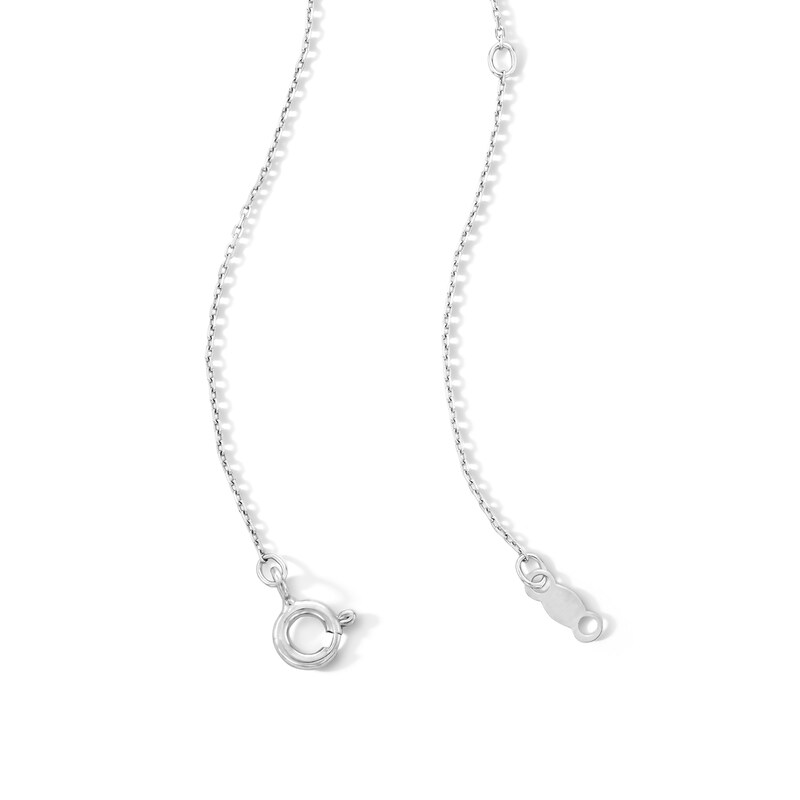 Main Image 3 of Unstoppable Love™ 0.15 CT. T.W. Multi-Diamond Pendant in 10K White Gold