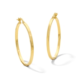 34.0mm Hoop Earrings in Hollow 10K Gold