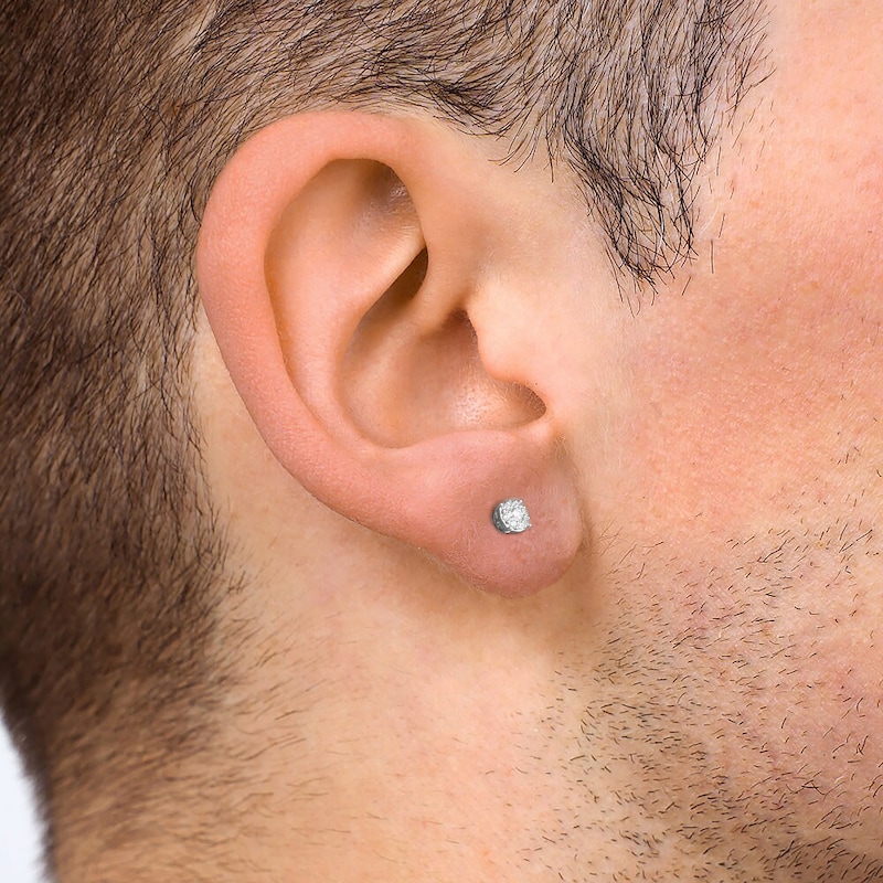 0.25 CT. T.W. Certified Lab-Grown Diamond Composite Stud Earrings in 10K White Gold (F/SI2)