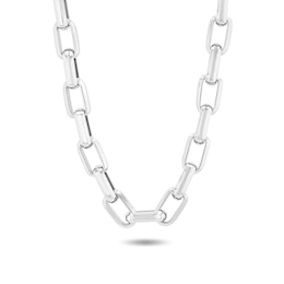 9.2mm Rolo Chain Necklace in Solid Stainless Steel- 20”