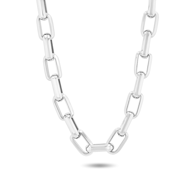 9.2mm Rolo Chain Necklace in Solid Stainless Steel- 20"