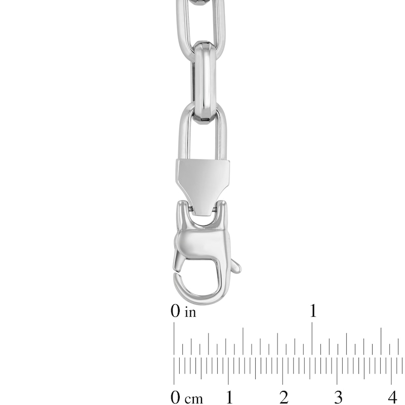 9.2mm Rolo Chain Necklace in Solid Stainless Steel- 20"