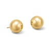 Thumbnail Image 1 of 8.0mm Ball Stud Earrings in Hollow 14K Gold