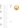 Thumbnail Image 3 of 8.0mm Ball Stud Earrings in Hollow 14K Gold