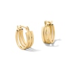 Thumbnail Image 1 of Triple Hoop Earrings in Hollow 14K Gold