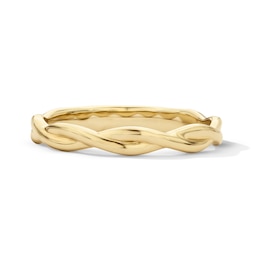 Stackable Twist Ring in 10K Gold