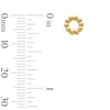 Thumbnail Image 3 of Beaded Circle Stud Earrings in Solid 10K Gold
