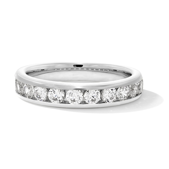 100 CT Tw ChannelSet Diamond Anniversary Band in 14K White Gold