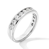 Thumbnail Image 3 of 1.00 CT. T.W. Channel-Set Diamond Anniversary Band in 14K White Gold