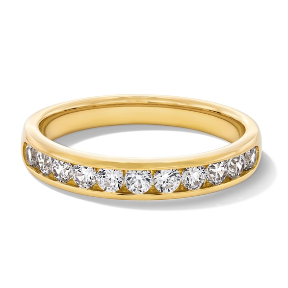 050 CT Tw ChannelSet Diamond Anniversary Band in 14K Gold