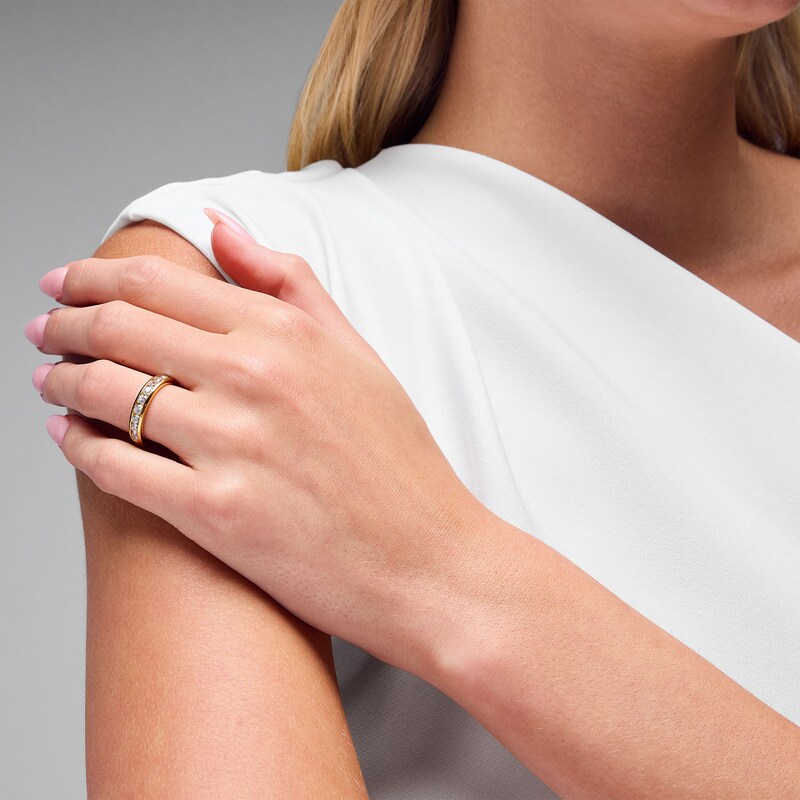 CT. T.W. Channel-Set Diamond Anniversary Band in 14K Gold