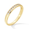 Thumbnail Image 3 of 0.25 CT. T.W. Channel-Set Diamond Anniversary Band in 14K Gold