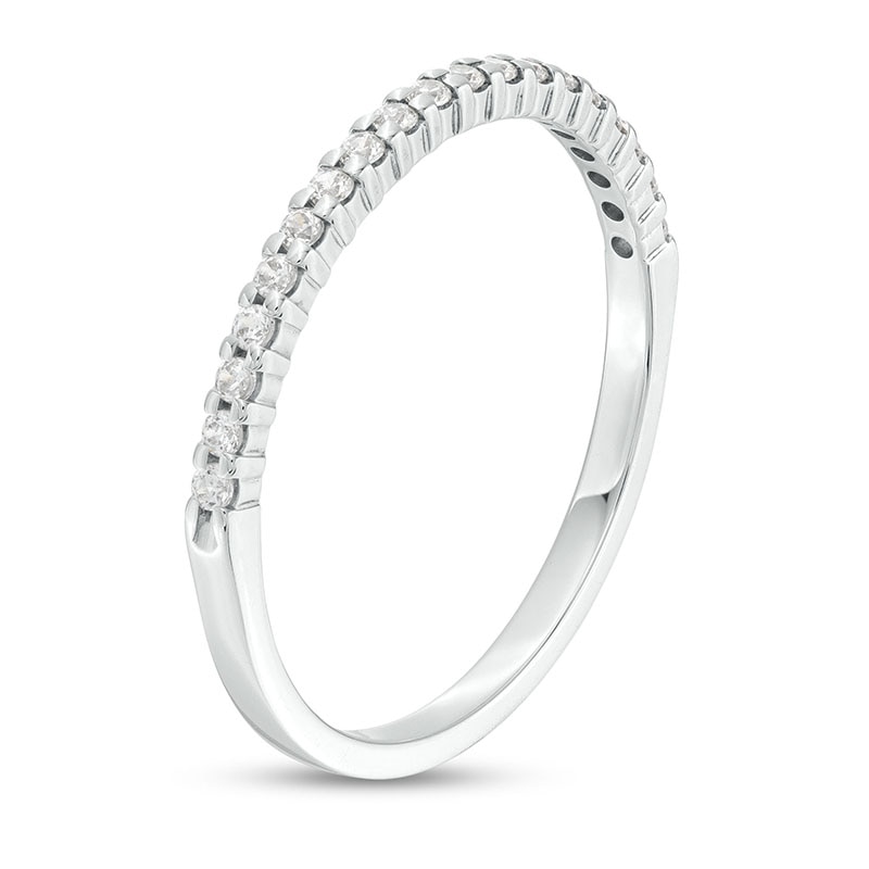 Previously Owned - 0.15 CT. T.W. Diamond Anniversary Band in 10K White Gold