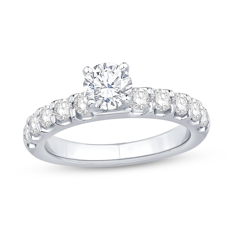 Previously Owned - 1.50 CT. T.W. Diamond Engagement Ring in 14K White Gold