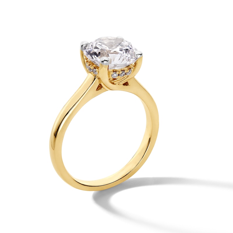 Previously Owned - 3.06 CT. T.W. Certified Lab-Grown Diamond Solitaire Engagement Ring in 14K Gold (F/VS2)