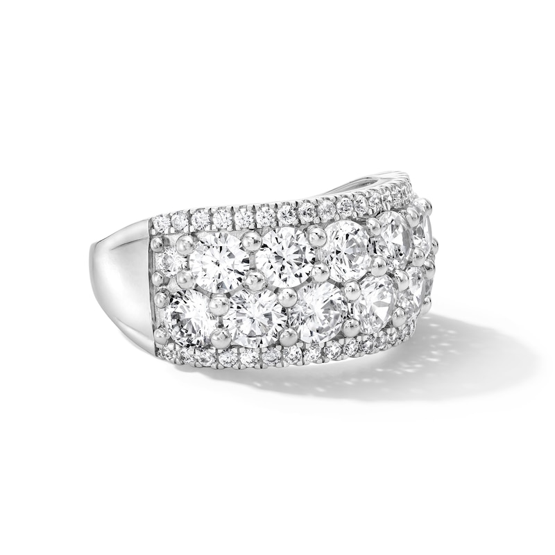 Main Image 4 of 3.00 CT. T.W. Certified Lab-Grown Diamond Fashion Band in 10K White Gold (F/VS2)