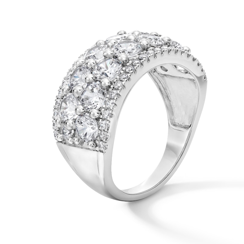 Main Image 5 of 3.00 CT. T.W. Certified Lab-Grown Diamond Fashion Band in 10K White Gold (F/VS2)