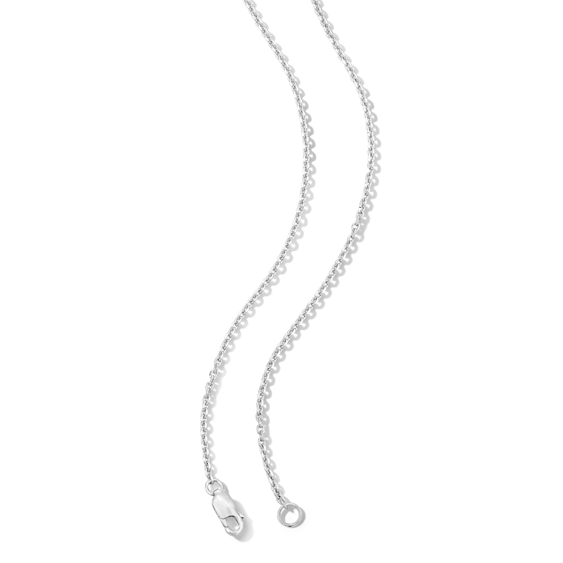 Main Image 3 of 5.00 CT. T.W. Certified Lab-Grown Diamond Seven-Stone Curved Bar Necklace in 10K White Gold (F/VS2)