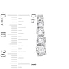 Thumbnail Image 3 of 3.00 CT. T.W. Certified Lab-Grown Diamond Graduated Drop Earrings in 10K White Gold (F/VS2)