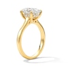Thumbnail Image 5 of 3 CT. T.W. Oval Certified Lab-Grown Diamond Engagement Ring in 14K Yellow Gold (F/VS2)