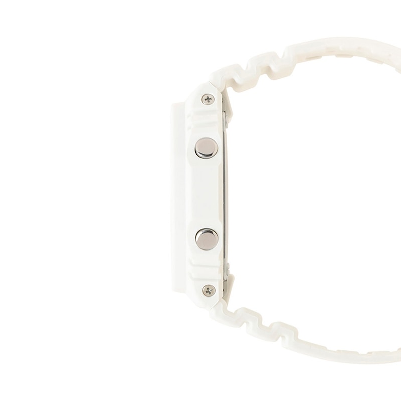Main Image 3 of Ladies' Casio G-SHOCK Analog-Digital White Bio-Based Resin Watch with White Dial (Model: GMAP2100-7A)
