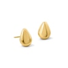 Thumbnail Image 1 of Flat Teardrop Stud Earrings in Hollow 10K Gold