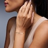 Thumbnail Image 2 of 1.5mm Herringbone Chain Bracelet in Solid 10K Gold – 7.25"