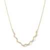 Thumbnail Image 1 of Twist Popcorn and Bead Chain Necklace in 18K Two-Tone Gold