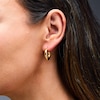 Thumbnail Image 2 of Reaura Huggie Hoop Earrings in Hollow Repurposed 10K Gold