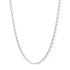 Thumbnail Image 1 of 2.7mm Diamond-Cut Box Chain Necklace in Solid Sterling Silver