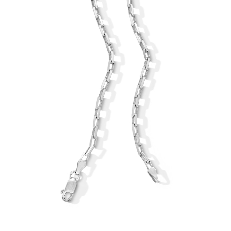 2.7mm Diamond-Cut Box Chain Necklace in Solid Sterling Silver