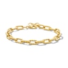 Thumbnail Image 1 of Reaura Twist-Link Paper Clip Chain Bracelet in Hollow Repurposed 10K Gold - 7.5"
